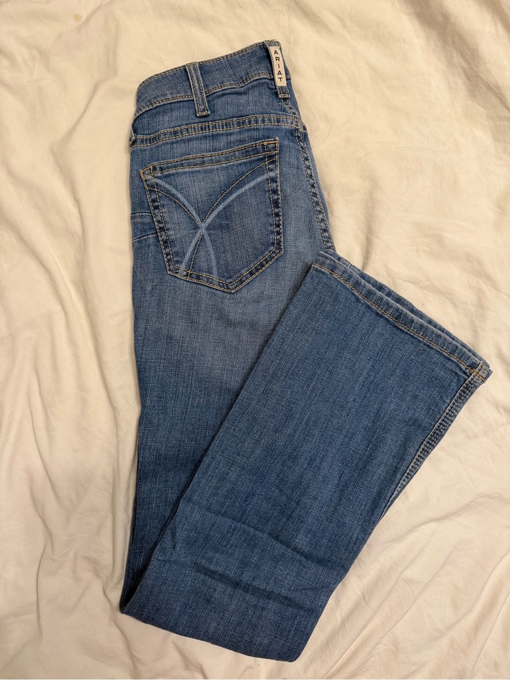 Ariat Women's Blue Boot-Cut Denim Jeans
